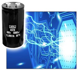 High-Endurance Screw Terminal Aluminum Capacitor-Image