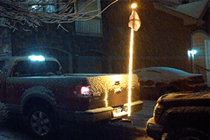 Lighted whips allow high visibility-Image