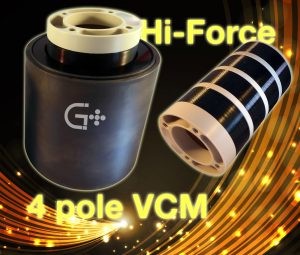 4-Pole Voice Coil Actuator w/High Force Response-Image
