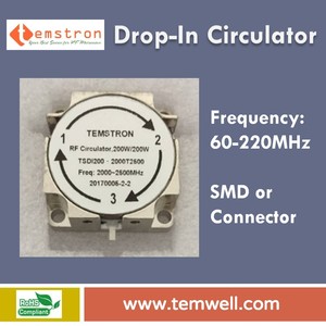 60 to 220 MHz Drop-in Circulator from Temstron-Image