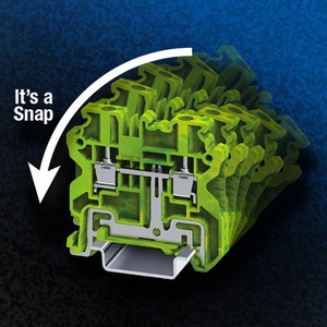 Screw Clamp Ground Blocks with Snap-On Feet-Image