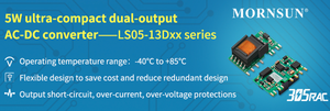 5W ultra-compact dual-output AC-DC Converter-Image