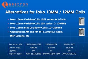 10MM / 12MM Coils Toko Alternatives by Temstron-Image