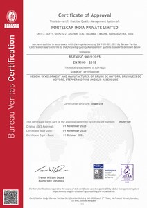 Portescap Achieves AS9100 Certification-Image