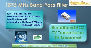 1875MHz Band Pass Filter by Temwell-Image