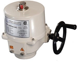 Quarter-Turn Electric Actuators, In Stock-Image