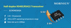 12Mbps,3.3~5V Powered Half-duplex RS485 SCM3403ASA-Image