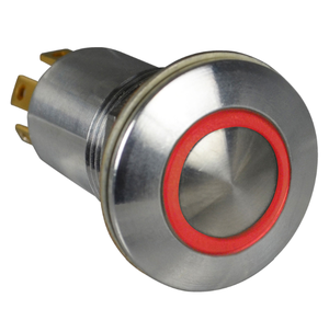 Illuminated, Vandal Resistant Pushbutton Switch-Image