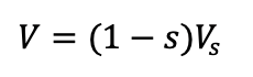 linear speed formula