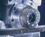 Output Shaft with involute and ISO Flange