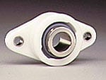 Mounted Bearing 2 Bolt Flanges with Stainless Steel Shaft Protectors
