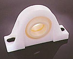 Pillow Block with Polymer Inserts