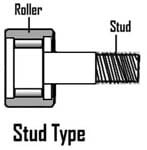 Stud Type Cam Follower (diagram)