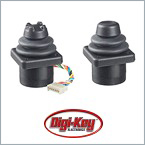 Low-profile Hall effect joystick