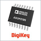 ADuM3195 isolation amplifier with single-ended output