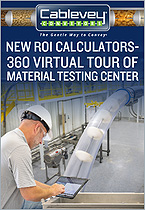 New ROI calculators — 360 virtual tour of material testing center
