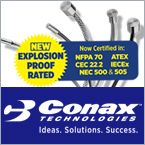 Explosion proof rated miniature bearing sensors