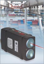 Robust laser distance sensors for outdoor use