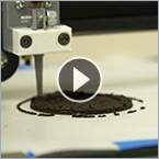 Team 3D prints objects with coffee grounds.
