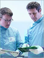 Role-based low-code UX in electronics production.