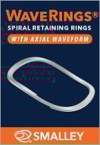 A retaining ring that reduces vibration in your assembly