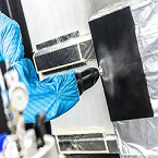 Gauge carbon footprint in automotive paint shops