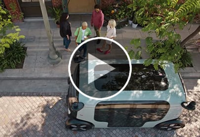 Take a ride in a Zoox robotaxi