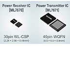 ROHM launches an ultra-compact wireless power chipset for wearables