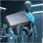 Ultra-stable 32.768kHz—125MHz frequency components for humanoid robots