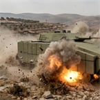 Three-layer armor defends vehicles against mines, rockets, drones