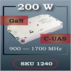 200 W smart amplifier module purpose-built for critical C-UAS and EW applications