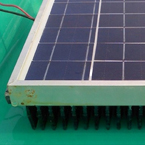 Passive cooling promotes solar panel performance