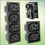 Multiple outlet modules built for flexible power
