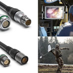 Fischer Connectors’ versatile and miniature UHD audio/video connectivity solutions allow for 18 Gbit/s data transfer speed