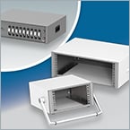 Extended range of TECHNOMET 10.5/19 inch mini-rack enclosures