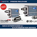 New interfaces expand Optris CTi pyrometer series