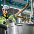 Food handling hose, Nylobradeâ¢ unaffected by most oxidizing agents