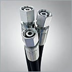 Reliable hydraulic hoses for heavy-duty fluid systems