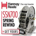 Hannay SSN700 stainless steel spring rewind reels