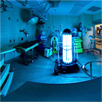 Robots deployed for sanitizing veterinary hospitals.