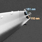New nanopipette designed to poke into cancer cells.