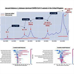 AI model predicts COVID-19 variant waves.