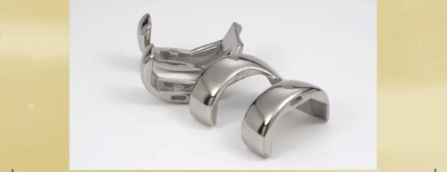 Titanium alloy kneecap bracket