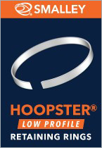 Shallow groove depth? Use a Smalley Hoopster retaining ring