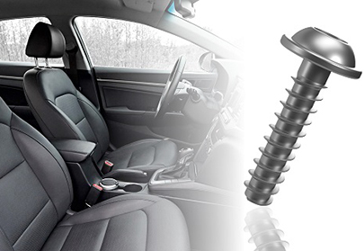 Thread-forming screws for high-performance plastics and bioplastics