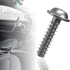 Thread-forming screws for high-performance plastics and bioplastics