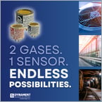 Simplify gas detection with one dual-gas sensor