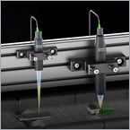 Spectral confocal sensors for micron-level transparent and reflective material inspection