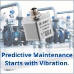 Industrial IoT vibration sensor for predictive maintenance