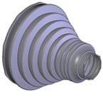 Modular TPE bellows for special-purpose vehicles and industrial applications